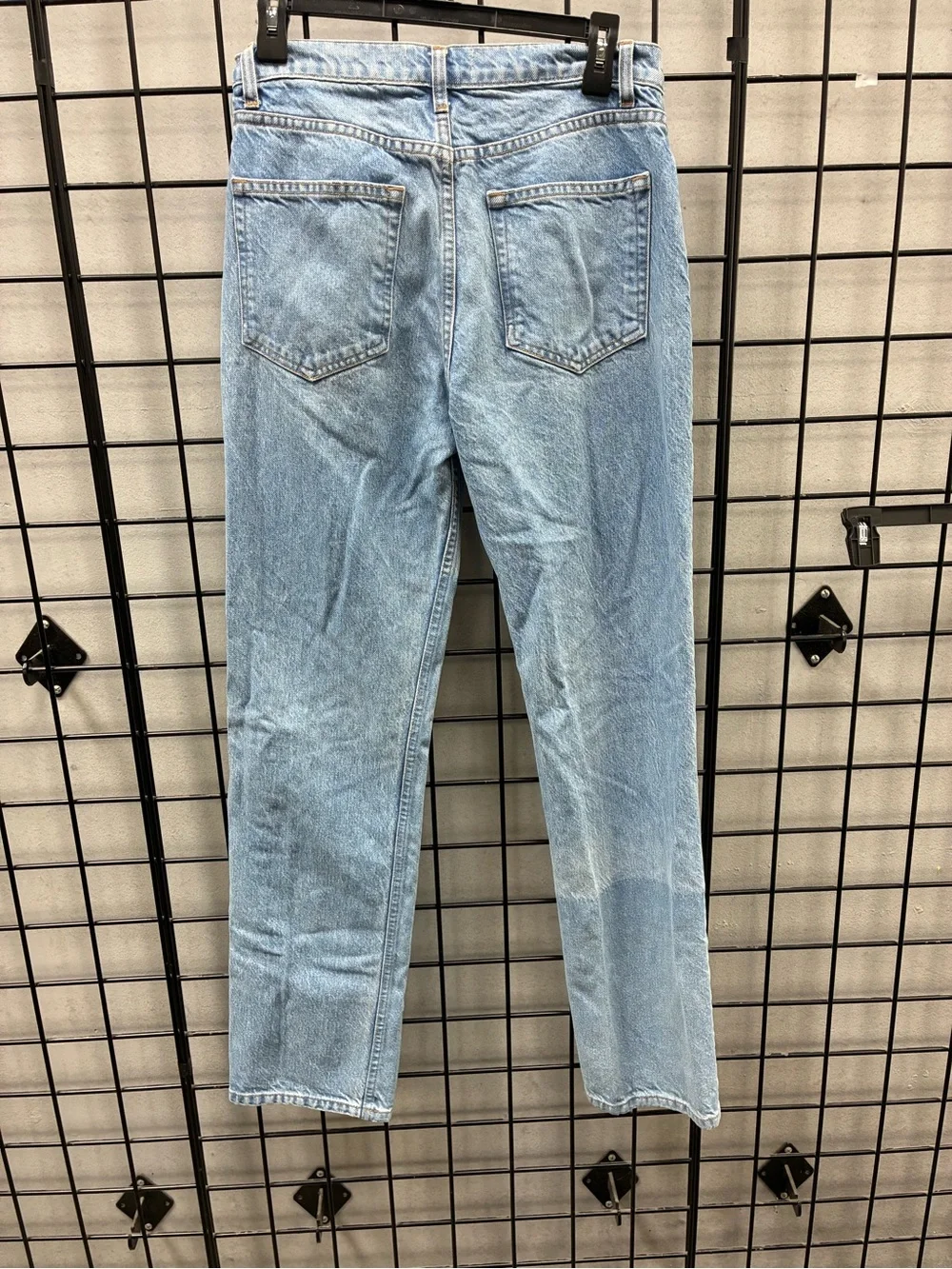 Reformation Cynthia Shadow High Rise Denim Patchwork Jeans in Niagara👖sz 29